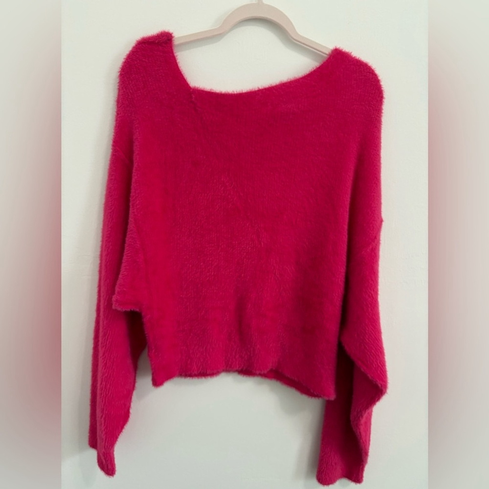 Free People Star Sign Sweater | Pink Firework | Size M | NWT - Picture 4 of 11